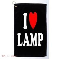 I Love Lamp Funny Light Shade Lampshade Candle Lantern Moth Golf Towel thumb 0