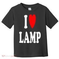 I Love Lamp Funny Light Shade Lampshade Candle Lantern Moth Toddler T-Shirt thumb 0