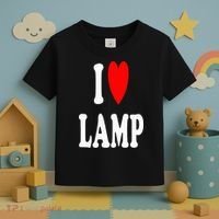 I Love Lamp Funny Light Shade Lampshade Candle Lantern Moth Toddler T-Shirt thumb 3