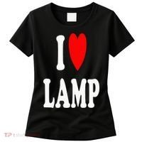 I Love Lamp Funny Light Shade Lampshade Candle Lantern Moth Women's T-Shirt thumb 0