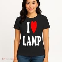 I Love Lamp Funny Light Shade Lampshade Candle Lantern Moth Women's T-Shirt thumb 4