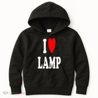 I Love Lamp Funny Light Shade Lampshade Candle Lantern Moth Kids Hoodie thumb 0