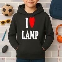 I Love Lamp Funny Light Shade Lampshade Candle Lantern Moth Kids Hoodie thumb 2