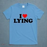 I Love Lying Gift I Heart Lying Funny Gift T-Shirt thumb 4
