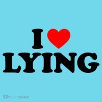 I Love Lying Gift I Heart Lying Funny Gift T-Shirt thumb 6