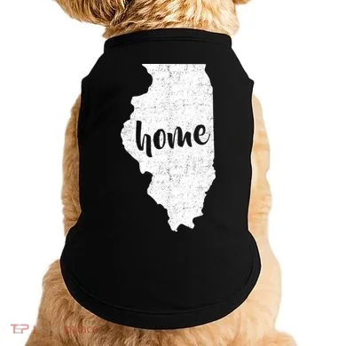 Illinois Home State Doggie Tank