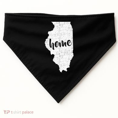 Illinois Home State USA-Made Doggie Bandana