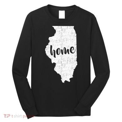 Illinois Home State Long Sleeve Shirt