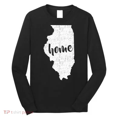 Illinois Home State Long Sleeve Shirt