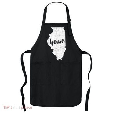 Illinois Home State Apron