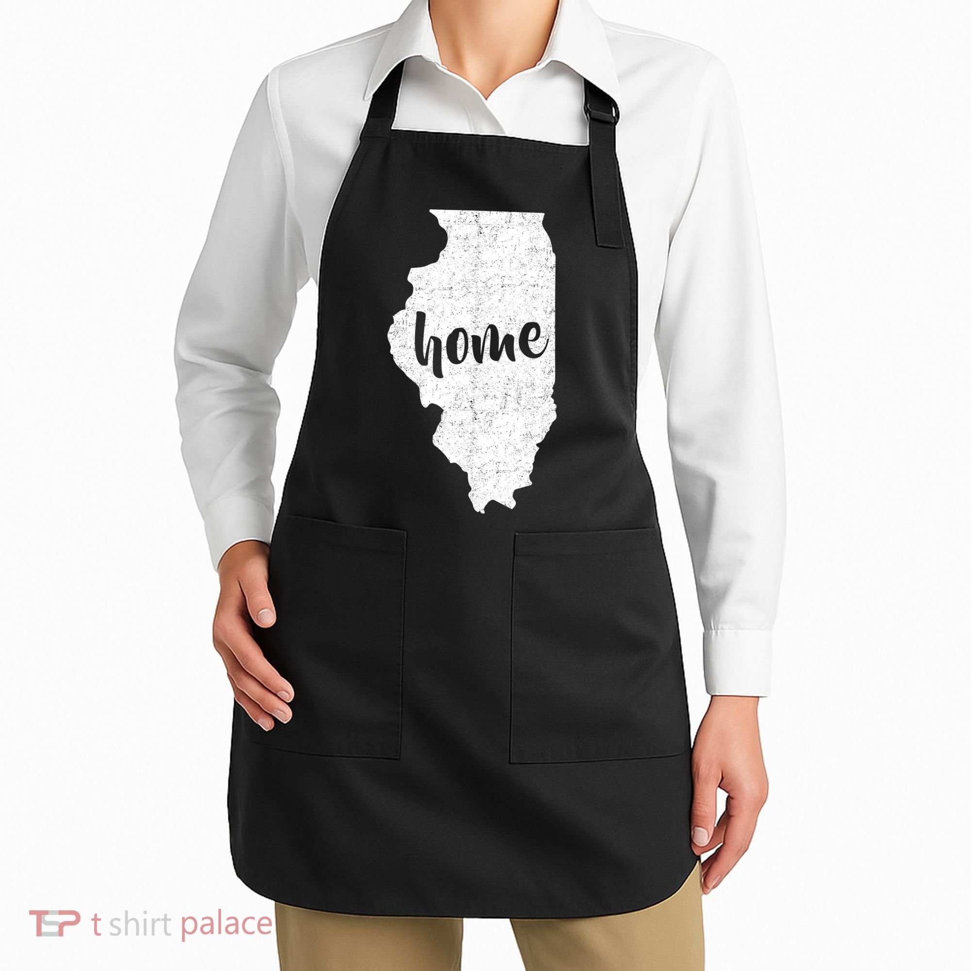 Illinois Home State Apron