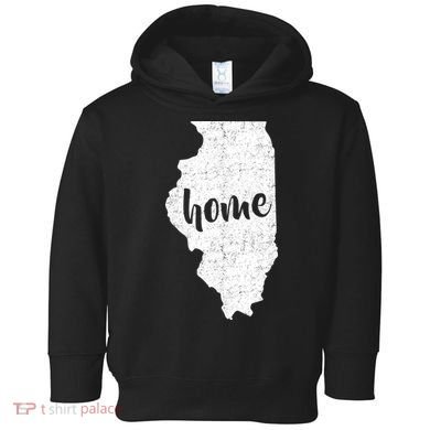 Illinois Home State Toddler Hoodie