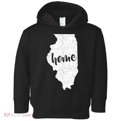 Illinois Home State Toddler Hoodie