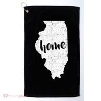 Illinois Home State Golf Towel thumb 0