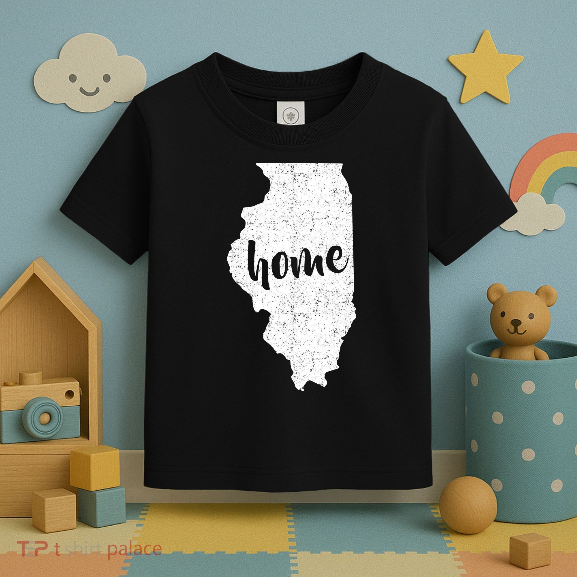 Illinois Home State Toddler T-Shirt