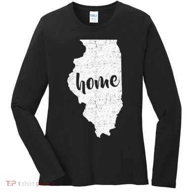 Illinois Home State Women's Long Sleeve Shirt