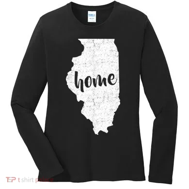 Illinois Home State Women's Long Sleeve Shirt