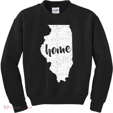 Illinois Home State Kids Sweatshirt