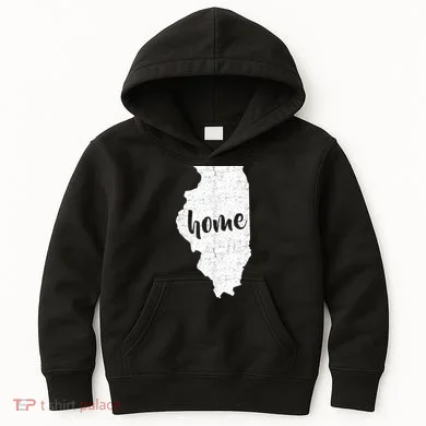 Illinois Home State Kids Hoodie