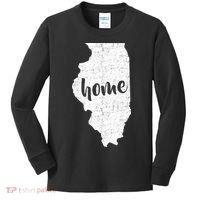 Illinois Home State Kids Long Sleeve Shirt thumb 0