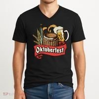 Illustration Oktoberfest V-Neck T-Shirt thumb 2