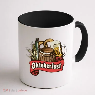 Illustration Oktoberfest Coffee Mug back