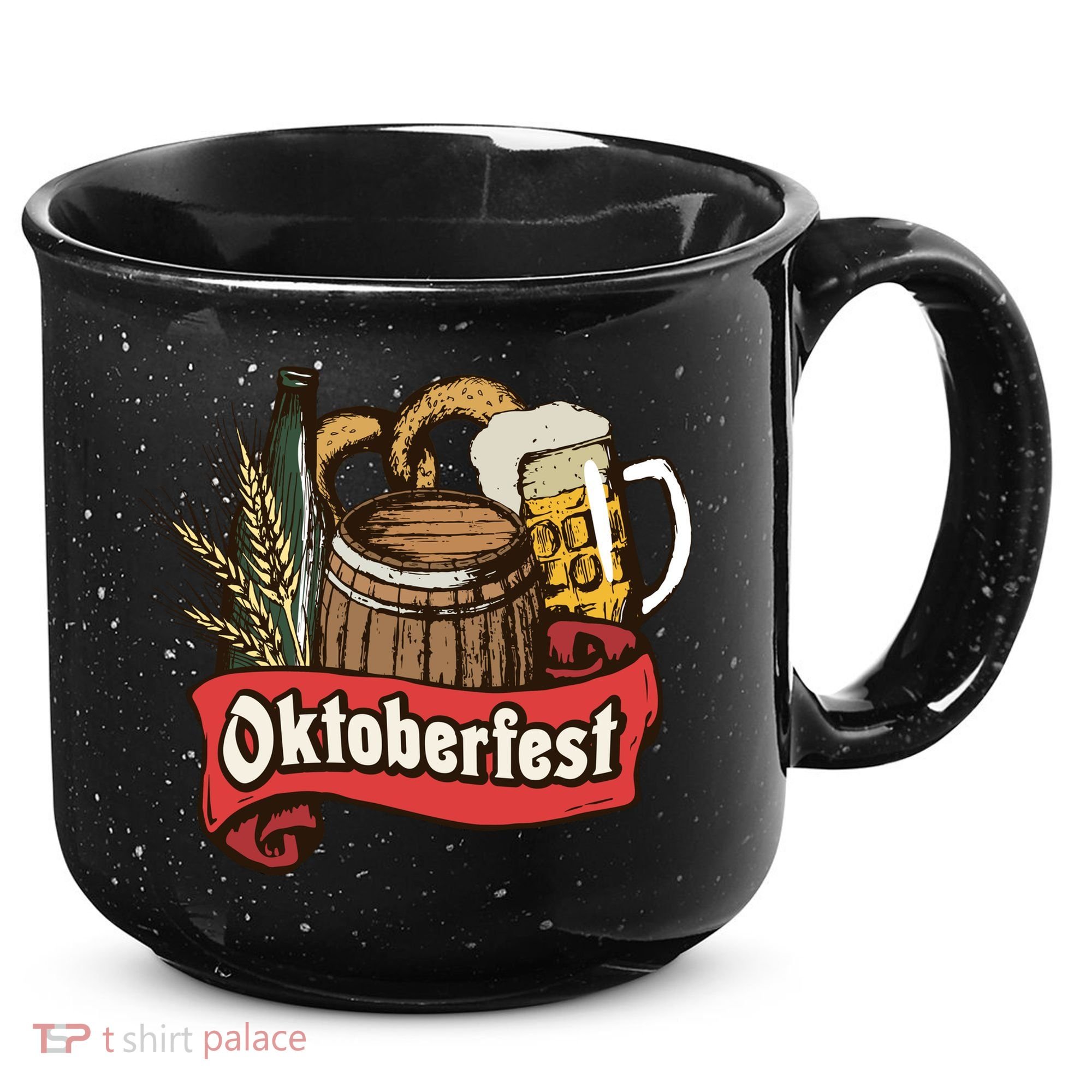 Illustration Oktoberfest 15oz Campfire Ceramic Mug