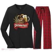 Illustration Oktoberfest Women's Long Sleeve Flannel Pajama Set  thumb 0