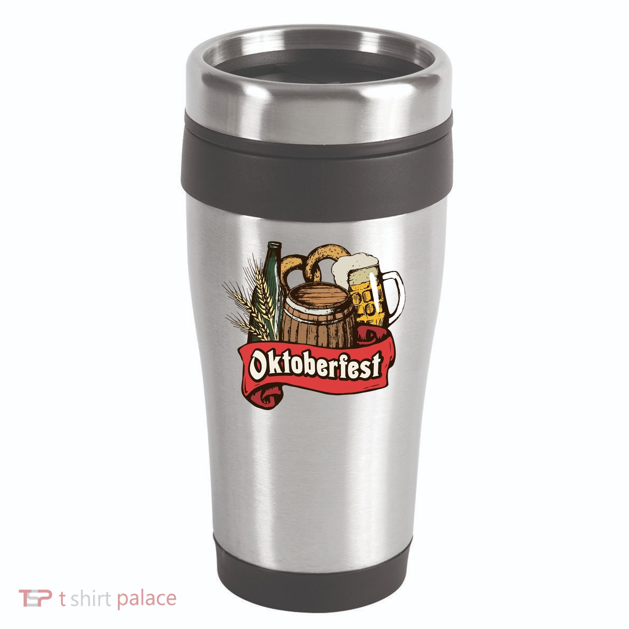 Illustration Oktoberfest 16oz Travel Tumbler