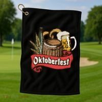 Illustration Oktoberfest Golf Towel thumb 1