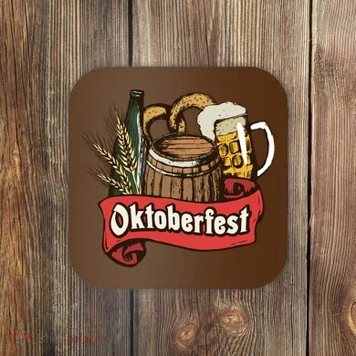 Illustration Oktoberfest Coaster