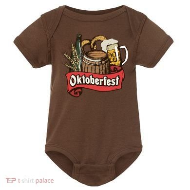 Illustration Oktoberfest Baby Bodysuit