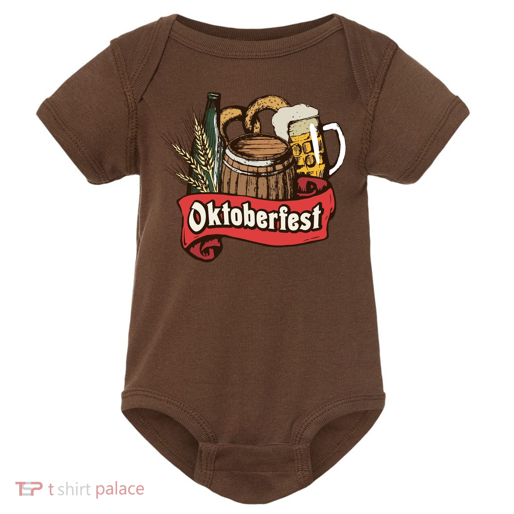 Illustration Oktoberfest Baby Bodysuit
