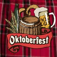 Illustration Oktoberfest Women's Flannel Plaid Pajama Pants thumb 2
