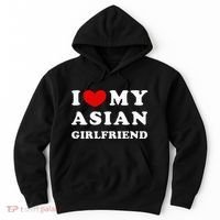 I Love My Asian Girlfriend Hoodie thumb 0