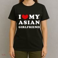 I Love My Asian Girlfriend T-Shirt thumb 4