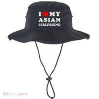 I Love My Asian Girlfriend Bucket Hat thumb 0
