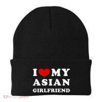 I Love My Asian Girlfriend Beanie thumb 0