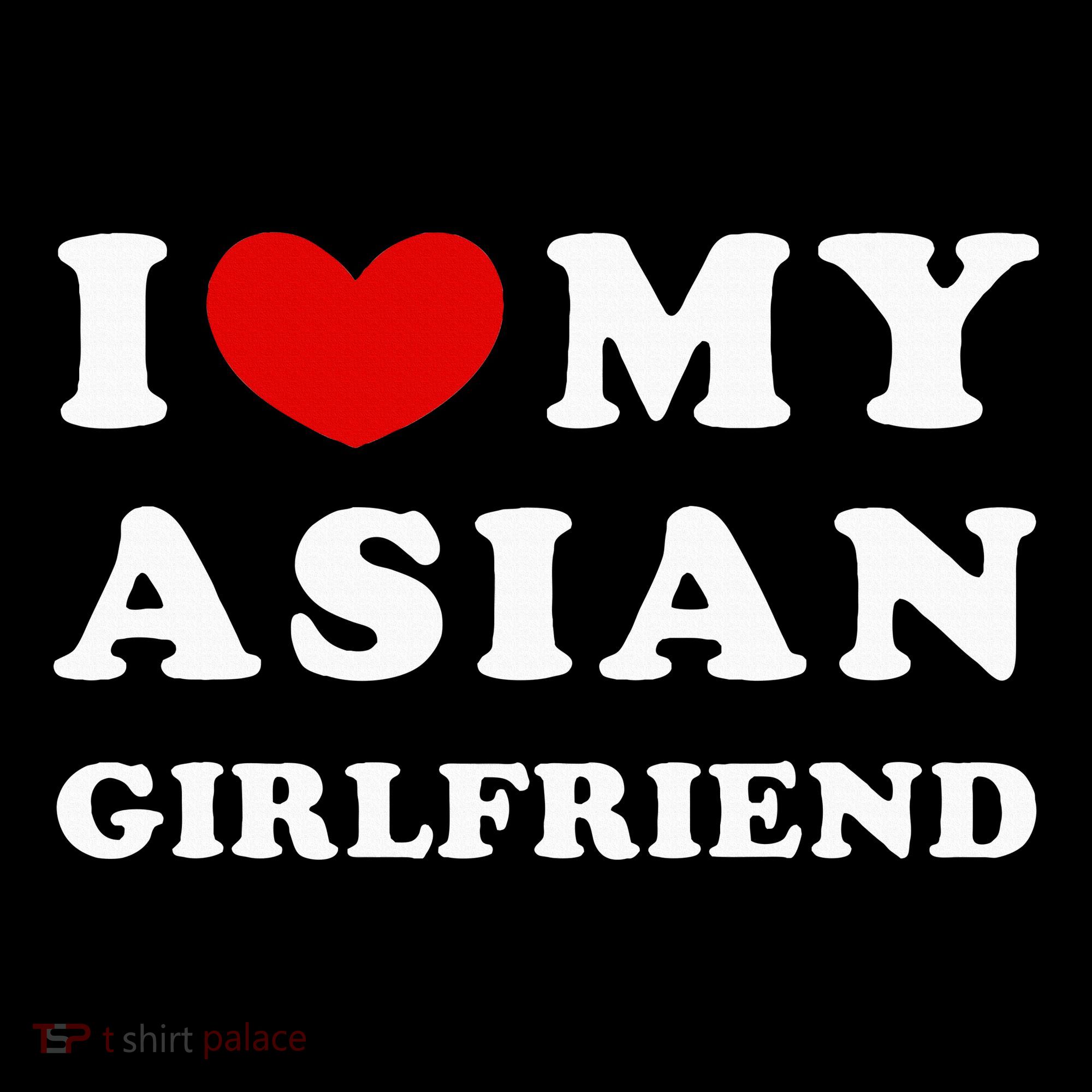 I Love My Asian Girlfriend Women's Hoodie
