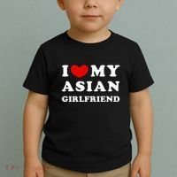 I Love My Asian Girlfriend Toddler T-Shirt thumb 2
