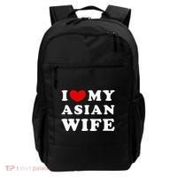 I Love My Asian Wife Backpack thumb 0
