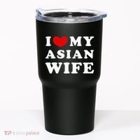 I Love My Asian Wife Tumbler thumb 0