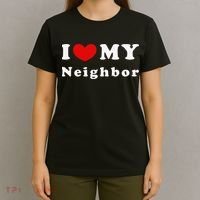 I Love My Neighbor I Heart My Neighbor T-Shirt thumb 4