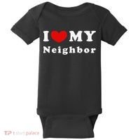 I Love My Neighbor I Heart My Neighbor Baby Bodysuit thumb 0