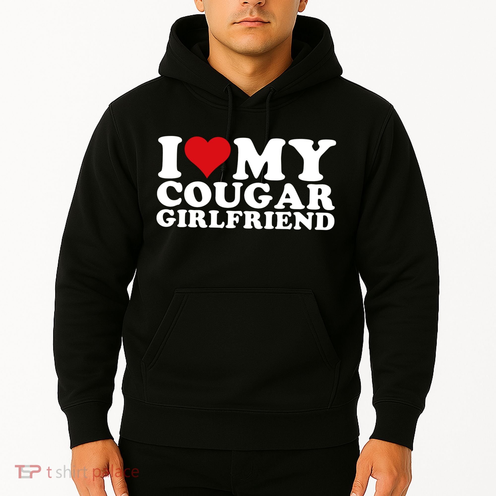 I Love My Cougar Girlfriend I Heart My Cougar Girlfriend GF Hoodie