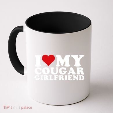 I Love My Cougar Girlfriend I Heart My Cougar Girlfriend GF Coffee Mug