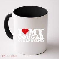 I Love My Cougar Girlfriend I Heart My Cougar Girlfriend GF Coffee Mug thumb 0