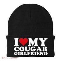 I Love My Cougar Girlfriend I Heart My Cougar Girlfriend GF Beanie thumb 0