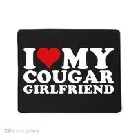 I Love My Cougar Girlfriend I Heart My Cougar Girlfriend GF Mousepad thumb 0