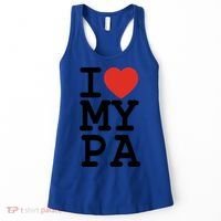 I Love My Pa Family Matching Valentines Day Gift Women's Tank Top thumb 0